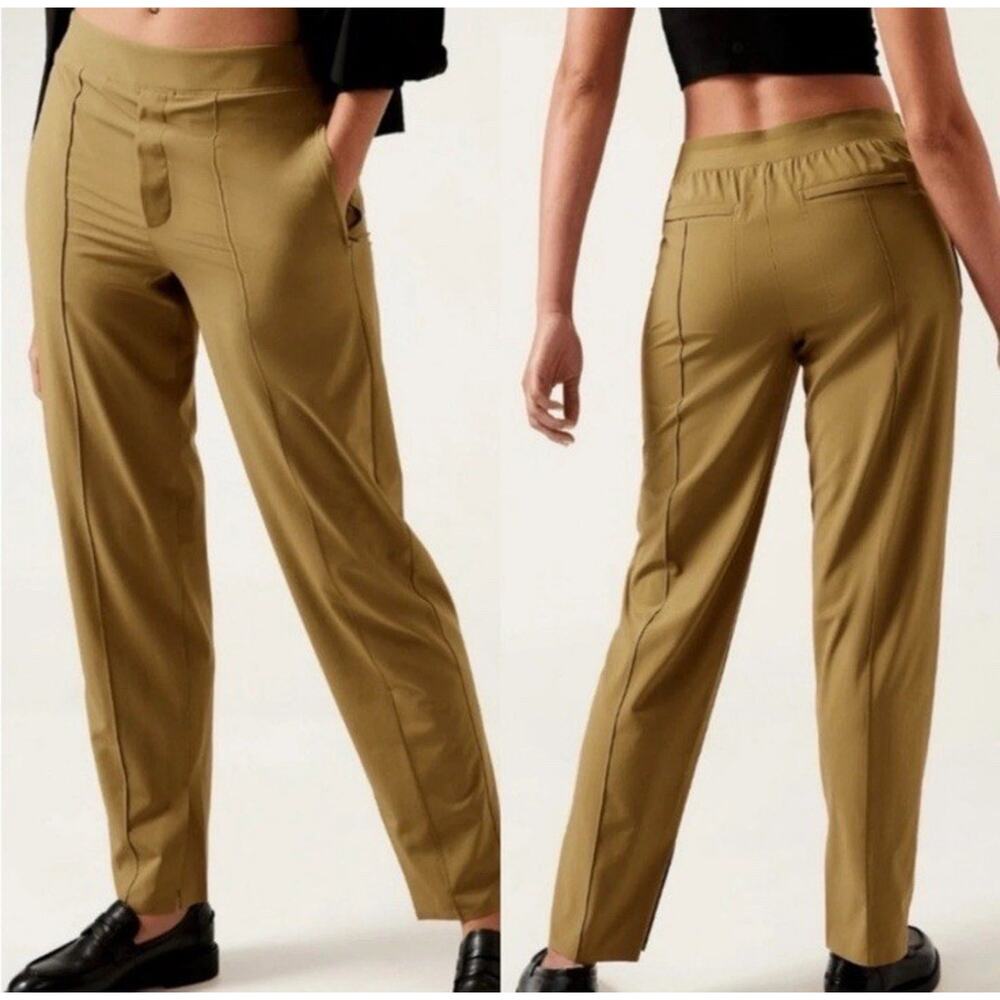 Athleta Women’s Athleta Vienna Slim Pants Tapestry Gold Size 8
